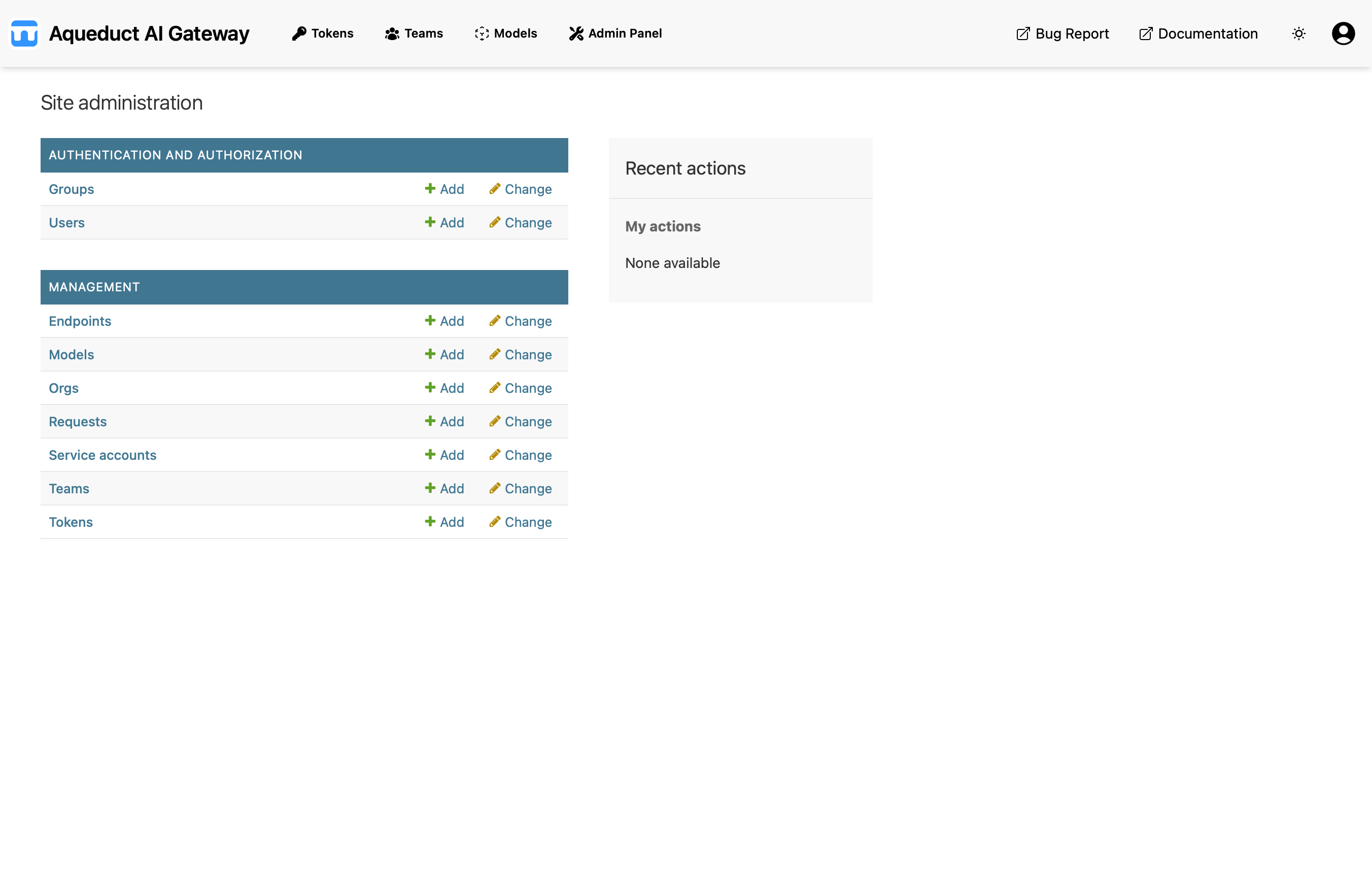Admin Panel